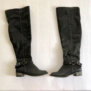 Black Over the Knee Boots